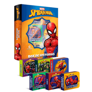 LIVRO BOX DE HISTORIAS - HOMEM ARANHA