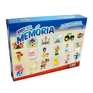 BRINQUEDO EDUC JOGO DA MEMORIA CLASSICOS 24PCS R.134