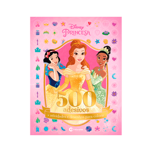 LIVRO 500 ADESIVOS PRINCESAS 20090204