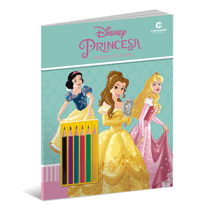 LIVRO LER E COLORIR C/ LAPIS DE COR - PRINCESAS