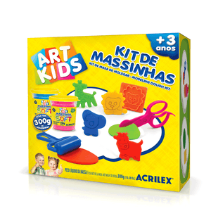 KIT DE MASSINHAS ART KIDS 300GRS REF.40007