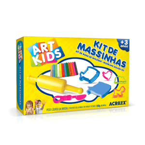 KIT DE MASSINHAS ART KIDS 180GRS REF.40002