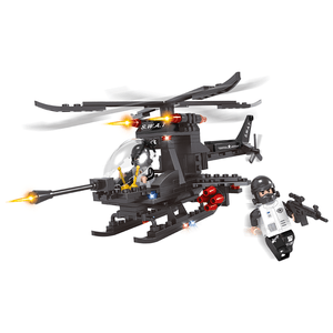 BRINQUEDO HELICOPTERO SWAT C/202 PCS CL-SW01 R.81.4500