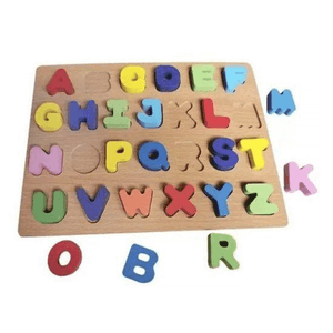 BRINQUEDO EDUC ENCAIXE DIVERTIDO LETRAS MDF R.336.14.199