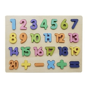 BRINQUEDO EDUC ENCAIXE DIVERTIDO NUMEROS MDF R.336.15.99