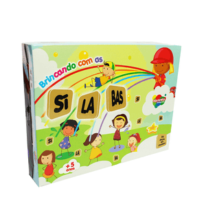 BRINQUEDO EDUC BRINCANDO C/ AS SILABAS R.109