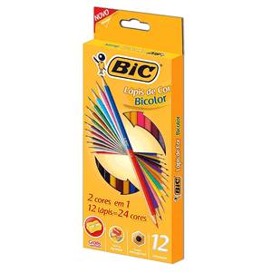 LAPIS DE COR BIC 12 CORES BICOLOR R.7422104