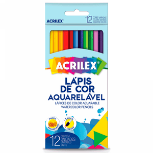 LAPIS DE COR AQUARELAVEL 12 CORES R.9652
