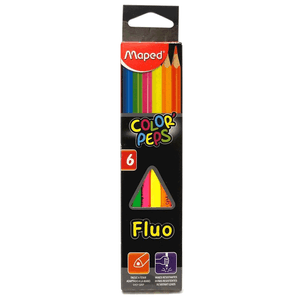 LAPIS DE COR 6 CORES NEON FLUO R.832003ZV