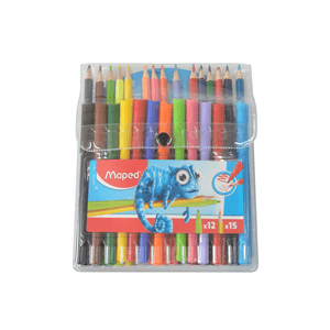 LAPIS DE COR 15 CORES   12 CANETINHAS OCEAN PULSE R.984701