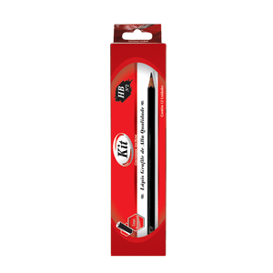 LAPIS GRAFITE KIT N 2 PRETO 8002B HEXAGONAL