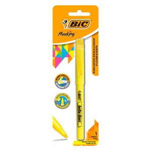 MARCA TEXTO BRITE LINER AMARELO BLISTER R.854811