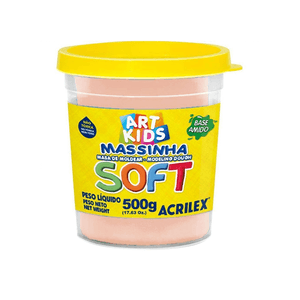 MASSA P/MODELAR SOFT COPO 150GR 812 SALMAO BEBE