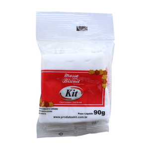 MASSA DE BISCUIT 90GRS KIT - NATURAL