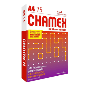 PAPEL CHAMEX A4 75GRS 300FLS
