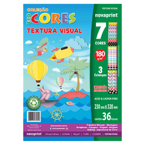 PAPEL ECOCORES TEXTURA VISUAL 01 180G C/36FLS REF.ECCVT0001