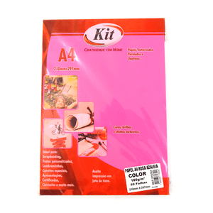 PAPEL KIT COLOR 180 G/M² ROSA AZALEIA