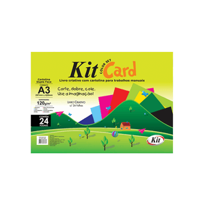 PAPEL KIT CARDS A3 COLORIDA C/24FLS 4355RL + 24FLS DE LIV