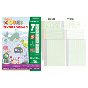 PAPEL ECOCORES TEXTURA VISUAL 03 180G C/36FLS