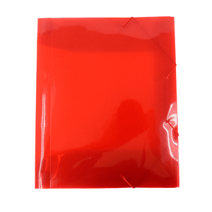 PASTA TRANSP. ABA/ELAST OF A-30B 3CM VERMELHO 332