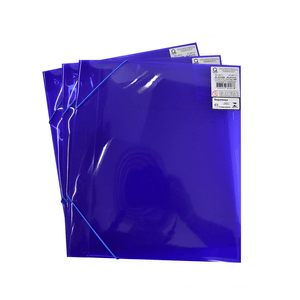 PASTA TRANSP. ABA/ELAST OF A-40B 4CM AZUL 333