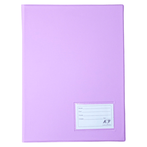 PASTA CATALOGO C/  20 PLASTICOS R.132 LILAS