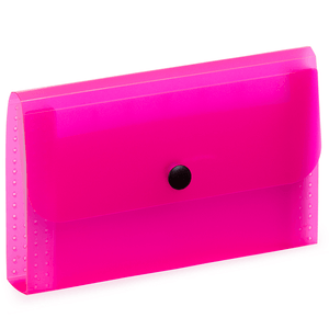 PASTA A6 C/BOTAO INTENSE COLOR ROSA B06