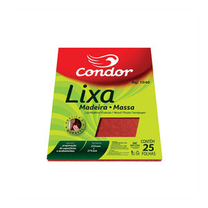 LIXA CONDOR MADEIRA MASSA R.1040 60