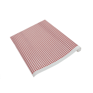 PLASTICO P/ENCAPAR 2MTS XADREZ VERMELHO