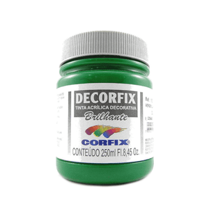 TINTA DECORFIX ACRILICA BRILHANTE 250ML 332 VERDE CLARO