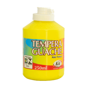 TEMPERA GUACHE 250ML KIT AMARELO