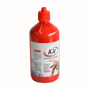 TINTA P/MARCADOR P/QUADRO BRANCO 500ML VERMELHO