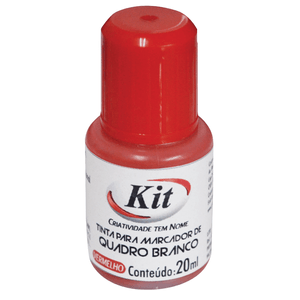 TINTA P/MARCADOR QUADRO BRANCO 20ML R.2301B VERMELHO