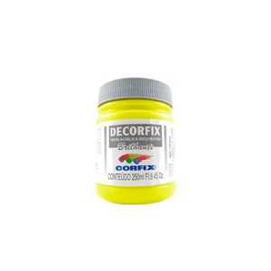 TINTA DECORFIX ACRILICA BRILHANTE 250ML 302 AMARELO LIMAO