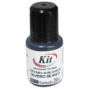 TINTA P/MARCADOR QUADRO BRANCO 20ML R.2301B PRETO