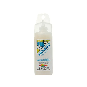 TINTA RELEVO TRANSPARENTE 35ML 300 R.140004 INCOLOR