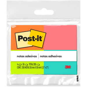 BLOCO POST-IT 653 38X50 C/50FLS TROPICAL HB004402267