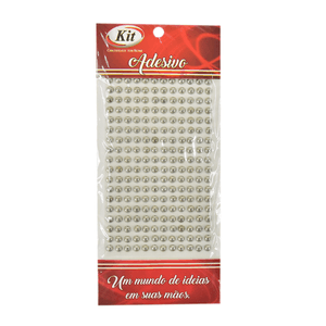 ADESIVO MEIA PEROLA 6MM 18-002 PRATA