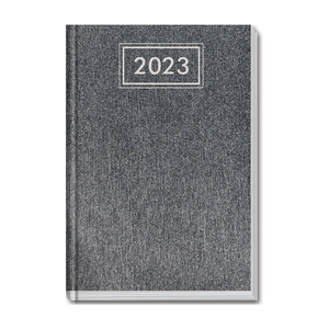 AGENDA EXEC ACO ESCOVADO C/D GDE GRAFITE R.1897