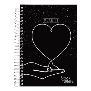 AGENDA KIT ESPIRAL C/D PLAN IT BLACK ON WHITE R.7795
