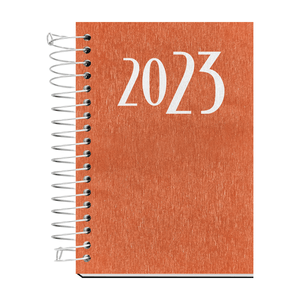 AGENDA ESPIRAL ANUAL C/D 168FL SCRATCH CORAL R.4035