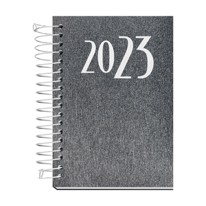 AGENDA ESP ANUAL C/D 168FLS SCRATCH GRAFITE R.4035