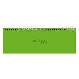 PLANNER HORIZONTAL 290X110MM 52FLS LUMI SMART VERDE NEON