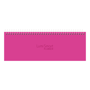 PLANNER HORIZONTAL 290X110MM 52FLS LUMI SMART ROSA NEON