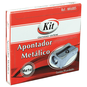 APONTADOR ESCOLAR  METALICO IMPORTADO MK-6805