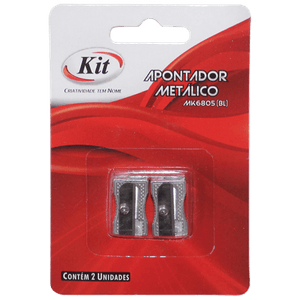 APONTADOR BLISTER METALICO C/2 MK-6805