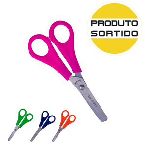 TESOURA ESCOLAR 13CM COLORIDA R.4500