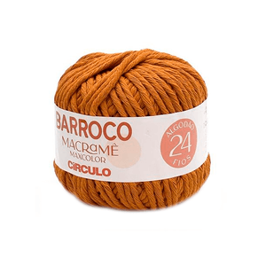 BARROCO MACRAME 24 FIOS 400GRS 404225 7207 AMBAR