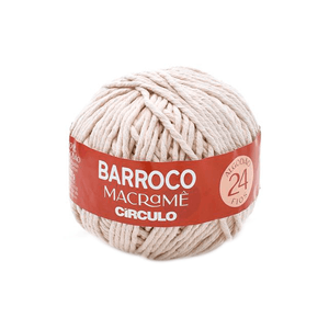 BARROCO MACRAME 24 FIOS 500GRS 402559 20 NATURAL