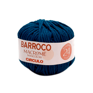 BARROCO MACRAME 24 FIOS 400GRS 404225 2770 AZUL CLASSICO